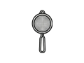 Flour sifter illustration