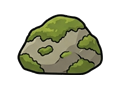 Mossy rock illustration