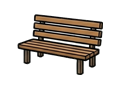 Platform bench illustration