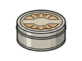 Cookie tin illustration