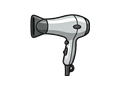 Hair dryer illustration