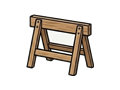 Sawhorse illustration