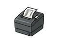 Receipt printer illustration