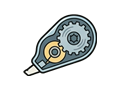Correction tape illustration