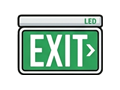 Exit sign illustration