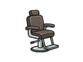Salon chair illustration