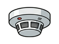 Smoke detector illustration