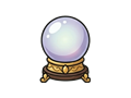 Crystal ball illustration