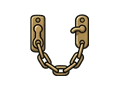 Door chain illustration