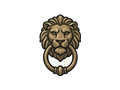 Door knocker illustration