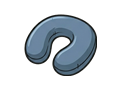 Neck pillow illustration