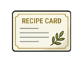 Recipe card illustration