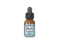 Dropper bottle illustration