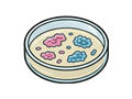 Petri dish illustration