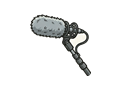 Boom microphone illustration