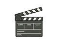 Clapperboard illustration