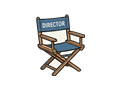 Director chair illustration