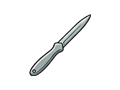 Letter opener illustration