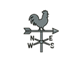 Weather vane illustration