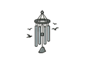 Wind chime illustration