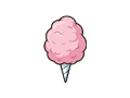 Cotton candy illustration