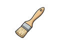 Pastry brush illustration