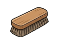 Shoe brush illustration