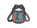 Chalk bag illustration