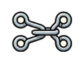 Hook-and-eye illustration