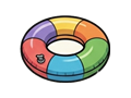 Pool ring illustration