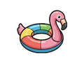 Swim float illustration