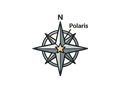 Polar star marker illustration