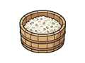 Rice tub illustration