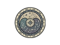 Star finder wheel illustration