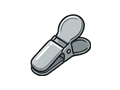 Suspender clip illustration