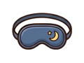 Sleep mask illustration
