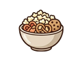 Snack bowl illustration