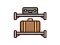 Luggage rack illustration