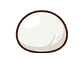 Mozzarella ball illustration