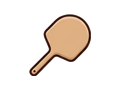 Pizza peel illustration
