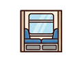 Window seat illustration
