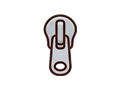 Zipper slider illustration