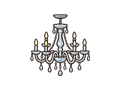 Chandelier illustration