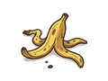 Fruit peel illustration
