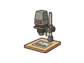 Photo enlarger illustration