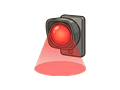 Red safelight illustration