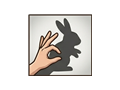 Shadow puppet illustration