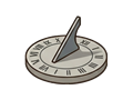 Sundial gnomon illustration