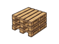 Shipping pallets illustration
