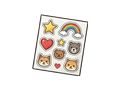 Sticker sheet illustration